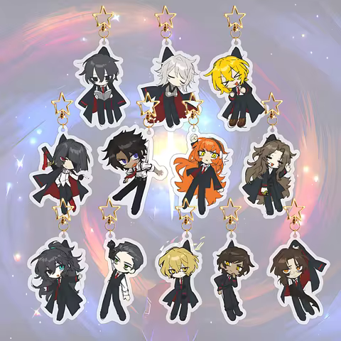 Limbus Company Gregor Acrylic Key Chain Heathcliff Faust HongLu Accessories Friend Gift Keychain Ish