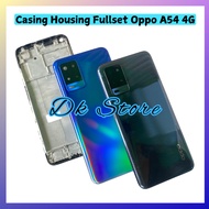 MESIN OPPO A54 4G Fullset Housing Case Middle Bone Bezel Bezel Middle Frame Engine Cover Plus Backdo