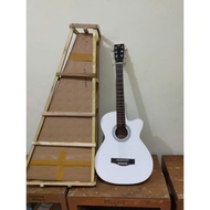 TERLENGKAP ALAT MUSIK Gitar akustik yamaha pemula free packing kayu