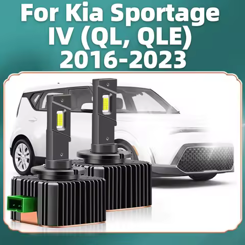 For Kia Sportage IV (QL, QLE) 2016 2017 2018 2019 2020-2023 HID to LED Headlight Bulbs D3S 6000K 300