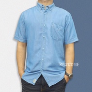 Denim Shirt Men | Baju Lelaki Lengen Panjang Sama Pendek Kemeja Jeans