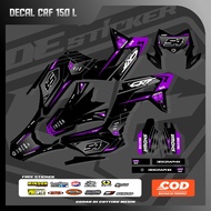 Custom Decal for CRF 150 L Motorcycle CRF 150 L ks 250 Variation Sticker Requestbebas
