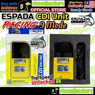 Espada ECU CDI Unit Racing 9 Mode Timing Kuda Letup Plug & Play EX5 Wave125 Kriss 1 Kriss 100 LC135 