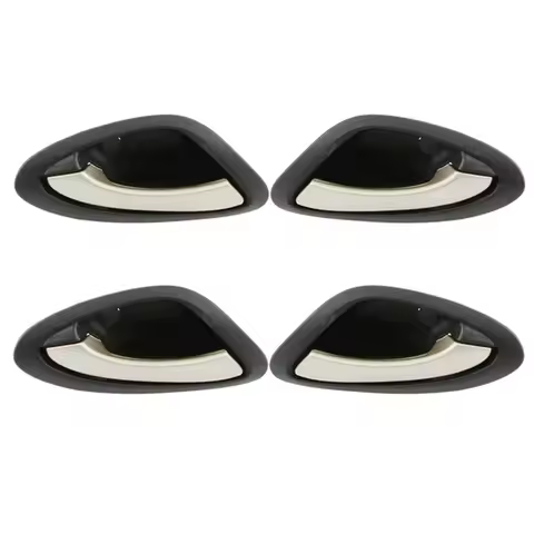 4X Black Color Car Inner Door Handle Interior Handles For HONDA FIT JAZZ CITY GD 2003-2008 72160-SEN
