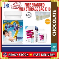 Vital Mom - Halal Milk Booster / Milkbooster 30 Sachet(Chocolate) + Mamom Milk Booster 1 box  + FREE