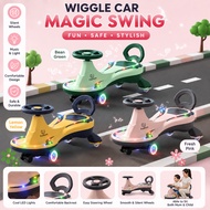 Kids Yoyo Car Twist Car Plasma Swing Car with Music Ride On LED wheels Kereta Yoyo Budak
