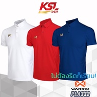 WARRIX Polo Shirt Model PLA332 (WA-214placl32) Solid Color FLEX 3D Blue Red White Sport Shirt
