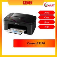 Canon Pixma E3370 3 in 1 Color Inkjet Printer Print/Scan/Copy/Wireless (Similar Canon E470, Epson L3150)