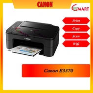 Canon Pixma E3370 3 in 1 Color Inkjet Printer Print/Scan/Copy/Wireless (Similar Canon E470, Epson L3