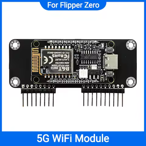 Flipper Zero 2.4G&5G WiFi Deauther Module, BW16 RTL8720DN Wireless Expansion Board, Preloaded Firmwa