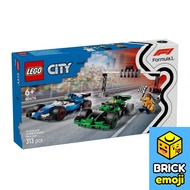 LEGO 60474 City F1 Grid with VCARB & Sauber Race Cars