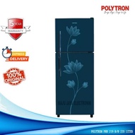 kulkas 2 pintu polytron prb 219 r/b 220 liter tanpa bunga es