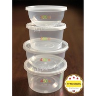 New - Contents 25 Pcs Food Container Milo Ice Cream Bowl/ 450Ml Pudding Cup/