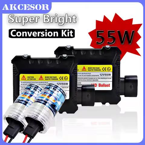 2 Pcs H7 HID Xenon Light Kit 55W H1 H3 H8 H9 H11 9005 9006 H27 880 881 HB3 HB4 Car Headlight Bulbs 5