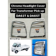 DA63T Chrome Headlight Cover Set for Suzuki Transformer Pick-up DA63T & DA65T(Shop No.2)