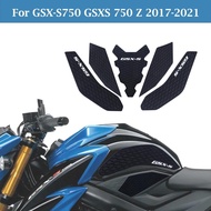 Motorcycle Sticker Anti slip Fuel Tank Pad 3D Side Gas Knee Grip Traction Pads For GSXS750 Z GSX-S 7