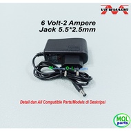 6V 2A Modem Router CCTV Adapter 6 Volt 2 Ampere 5.5x2.5 ViewMagic