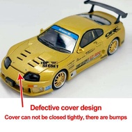 Pop Race 1:64ชุดของเล่น GT300ลับสุดยอดรถโลหะผสมรุ่น Pull-Backs & Vehicle