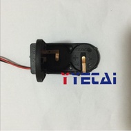 10PCS 2 CR2032 two series 6v button battery box black environmental protection CR2032 battery box