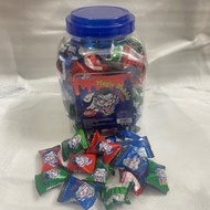 Bottle of 150 Magic Bubble Gum tongue-dyed Gum