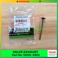 KAWASAKI GENUINE SPARE PART VALVE EXHAUST 12005-0802