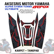 ASLY Aerox Alpha Rubber Premium Quality Motorcycle Accessories Aerox Accessories