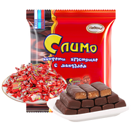 俄罗斯Russia国家馆阿孔特俄罗斯进口红皮糖喜糖果巧克力味年货批发散零食品500g 俄罗斯红皮糖 红皮糖500g*3袋