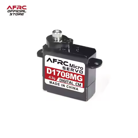 AFRC-D1708MG Metal Gear 4.3g 4PCS Micro Digital Servo JST and JR Connector For RC mini cars and airp