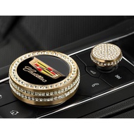 Applicable to Cadillac CT5 CT6 XT4 XT5 XT6 central control knob ring button sticker black wing trim 