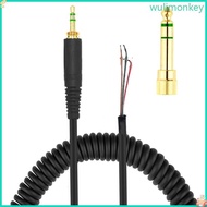 WU Headphone Cable for -Beyerdynamic DT 770 770PRO 990 990PRO Adapter Replacement Spring Coil