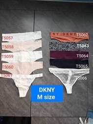 100/4 pcs DKNY / Le Mystere 女士內褲, T back, Tong, String, Mesh, underwear,panty