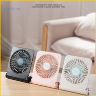 Psy Rechargeable USB Desk Fan Quiet Operation Fan with 4Speeds Mini Cooling Table Fan Cooling Fan for Better Cooling