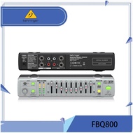 BEHRINGER FBQ800 Compact 9-Section Graphic Equalizer Multi-Effect Processor - Dual-Hand Operation Co