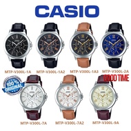 CASIO ORIGINAL MTP-V300L SERIES STANDARD ANALOG-MEN'S WATCH (2 YEARS WARRANTY)JAM TANGAN LELAKI JAM CASIO MAN WATCHES