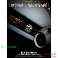 2HLO SP Car Sticker Original MINI Wash Label Sticker Interior B-pillar Transparent Sticker Suitable 