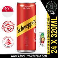 SCHWEPPES Ginger Ale 320ML X 24 (CAN) - FREE DELIVERY WITHIN 3 WORKING DAYS!