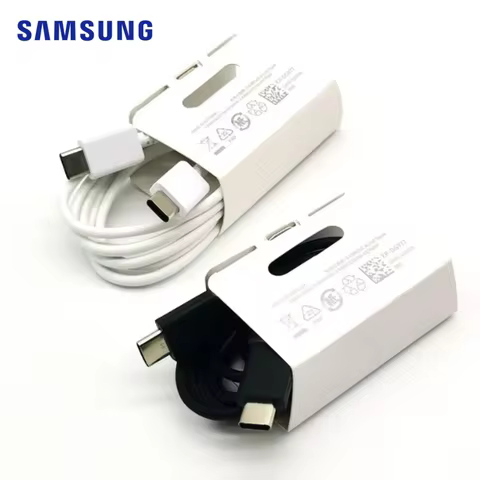 Samsung 65W 45W 5A PD Cable For Galaxy S22 S23 S24 FE S25 Ultra Z Flip Fold 7 3PC Super Fast Chargin