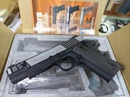 五0兵工 MILBRO授權 M1911 全金屬 CO2 後座力手槍，MEU gbb 雙色