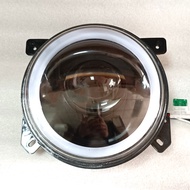 ไฟหน้า LED Laser Lens Assembly N1S สำหรับรถจักรยานยนต์ไฟฟ้า 65W75 พร้อมฝาปิดกระจก ติดตั้งแบบไม่ทำลาย