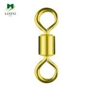 ALANFY Ball Bearing Swivel Solid Rings For Carp Stainless Steel 8#~14# 100PCS/Lot Safety Snap Rollin