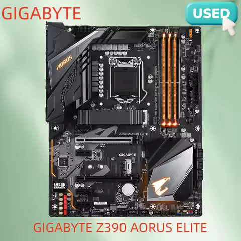 GIGABYTE Z390 AORUS ELITE LGA1151 With Intel Z390 SATA 6Gb/s ATX Intel Motherboard