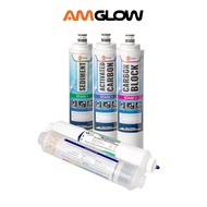 AmGlow Replacement Filter for 5 Series Water Filter System with Alkaline (Free installation)