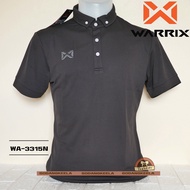 เสื้อโปโล WARRIX WA-3315N WA-PLAN15 สีดำ วาริกซ์ วอริกซ์ ของแท้