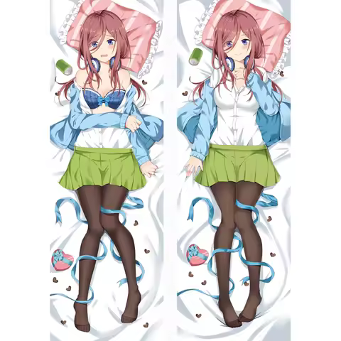 Dkaimakura Anime Nakano Miku Anime Body Pillow Dakimakura