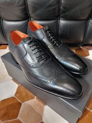未著過 Paolo da Ponte 意大利手工制 男士真皮皮鞋 44