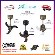 [12.12] BESTAR Dino Designer Corner DC Ceiling Fan 16" with Remote Control | Oscillation of 110 Degree | Free Express Delivery | Singapore Local Warranty