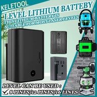Rechargeable large capacity giant push battery for spirit level infrared laser 12/16 line laser leve