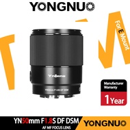 YONGNUO Ynlens 50mm Sony Mirrorless Lens YN50mm F1.8S DF DSM Standard Prime Lens Full Frame F/1.8 L
