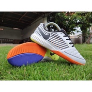 Soccer shoes futsal nike77 lunar Gato II IC-white black photon football shoes