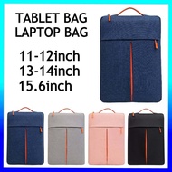 For 11/12/13/14/15.6inch Tablet Bag/ Laptop Bag/ Notebook Sleeve/ i-Pad Pouch Bag Hand Carrying Bag